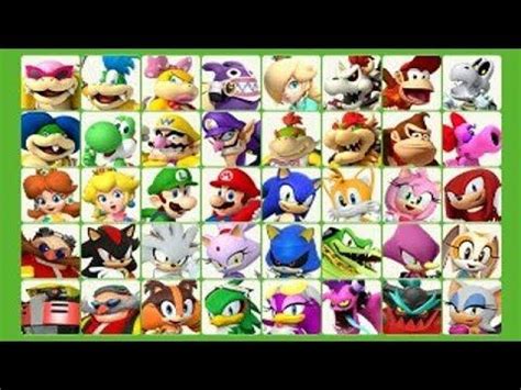 Mario Sonic At The Rio Olympic Games Ds All Characters