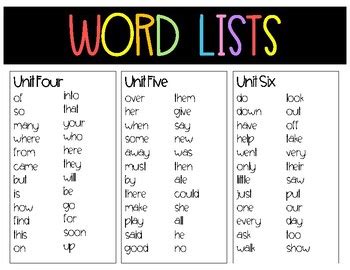 journeys kindergarten sight word lists  primary