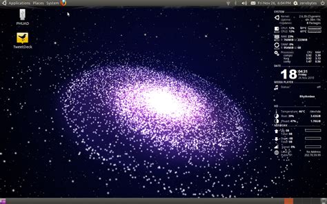 Now that you know how to use. Install Animasi Galaxy Live Wallpaper Desktop Ubuntu 10.10 ...