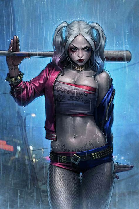 Harley Quinn Sexy Hot Picture Art Poster My Hot Posters