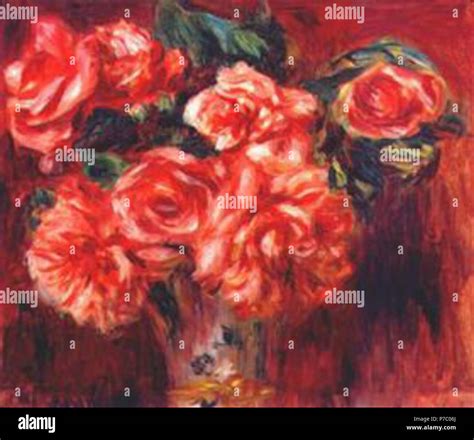 Work By Pierre Auguste Renoir Before 1919 70 Renoir Moss Roses