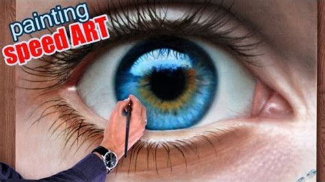 How To: Draw a Realistic Eye Painting With Speed Drawing - Pencils Sketches