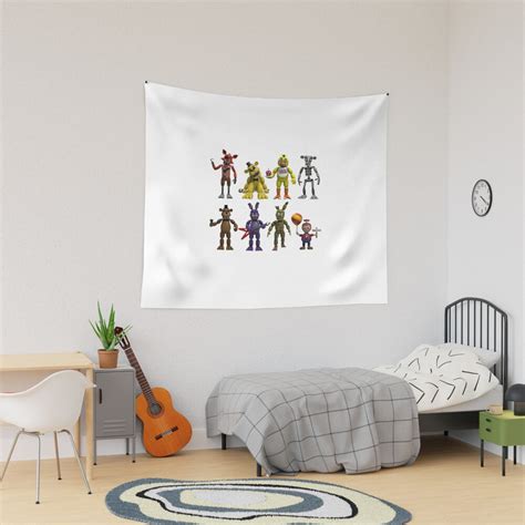 Fnaf New Of Collection Fnaf Tapestry Five Nights At Freddys Store