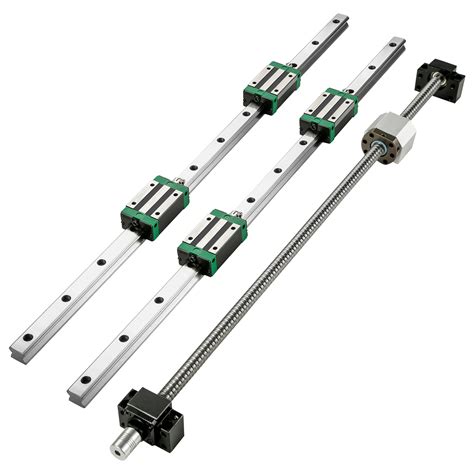 Vevor Linear Guide Rail 2pcs Hgr20 1500mm Linear Slide Rail With 1pcs