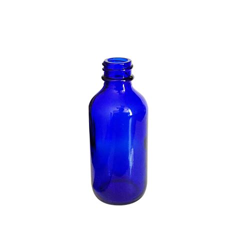 2 Oz 60 Ml Cobalt Blue Glass Boston Round 20 400 Bottle World Of Aromas