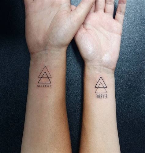25 Sister Tattoo Ideas To Get With Your Other Half Small Sister
