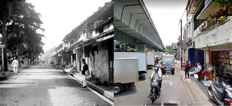 Straatgezicht Van Kongsi Besar Te Batavia 1900 1940 Jl Petak Baru