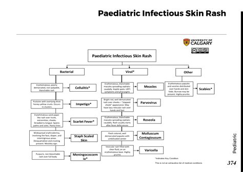 Pediatric Skin Rash Identification Chart
