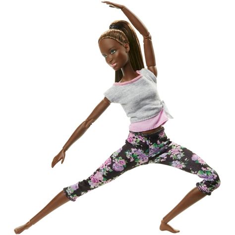 Mattel Lalka Barbie Made To Move Gimnastyczka CiemnoskÓra Ftg83