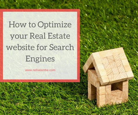 How To Optimize Your Real Estate Website For Search Engines Digital