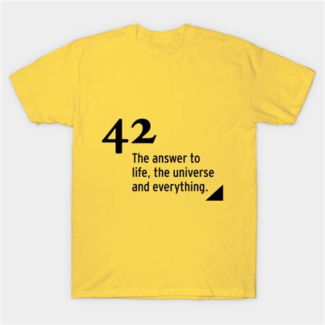 42 The Answer To Life The Universe And Everything Hitchhikers