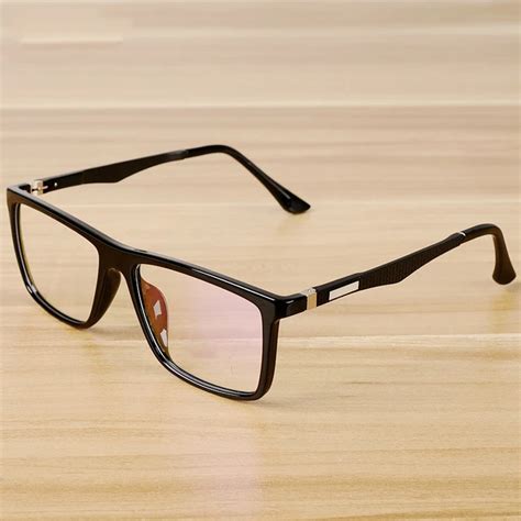 vazrobe calidad superior tr90 marco de los vidrios de los hombres cara grande lente Óptica gafas