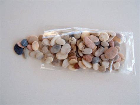 130 Small To Medium Beach Pebblesflat Beach Pebbles130 Piecessea