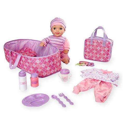 You And Me 16 Inch Lovely Baby Deluxe Set Caucasian Soft Baby Dolls