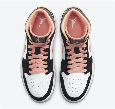 Preview Air Jordan 1 Mid Peach Mocha Le Site De La Sneaker