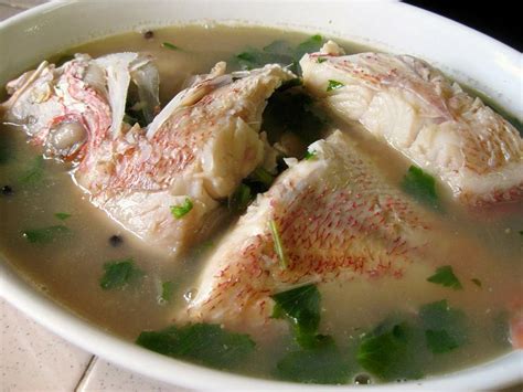 Bikin hangat badan, bikin kenyang perut. Resepi Sup Ikan Merah • Resepi Bonda