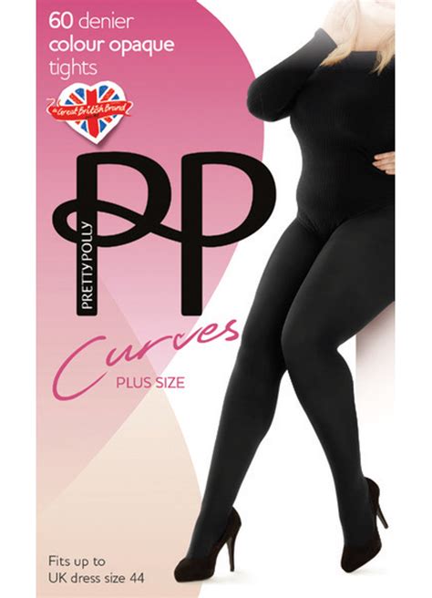 Pretty Polly Curves 60D Plush Opaque Tights Suzanne Charles