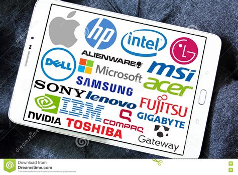 Computer Pc Brands And Logos Editorial Stock Photo Image Of Gateway