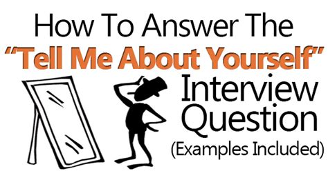 Great Answer Tell Me About Yourself Interview Question Examples