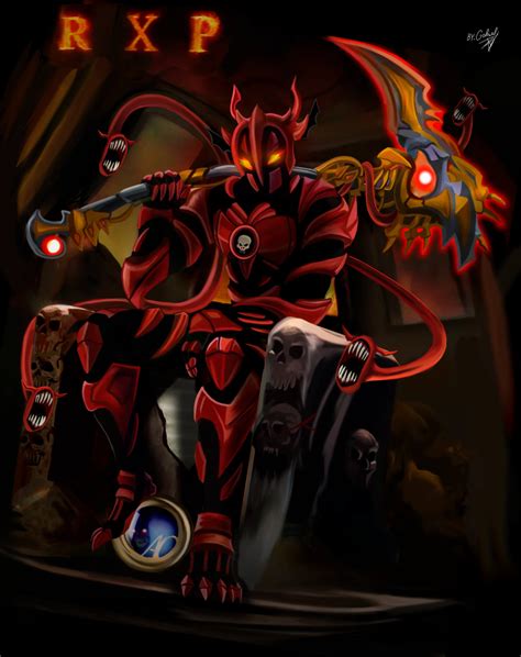 BlackWolf - AQW Fanart R X P (Blood of Nulgath)