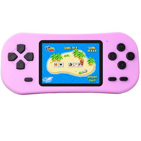 Portable Handheld Game Console For Kids With Built In 218 Classic Retro