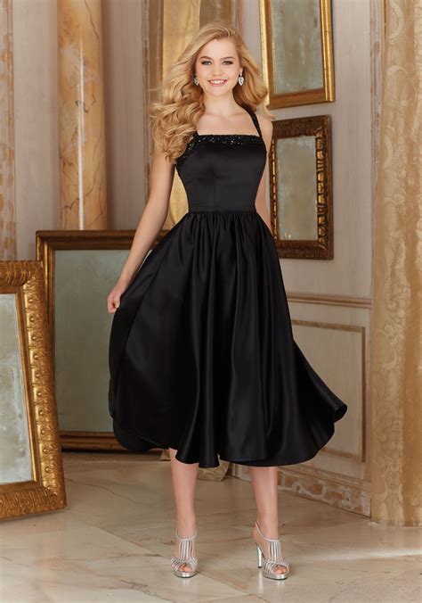 Morilee Satin With Beading Bridesmaid Dress Morilee