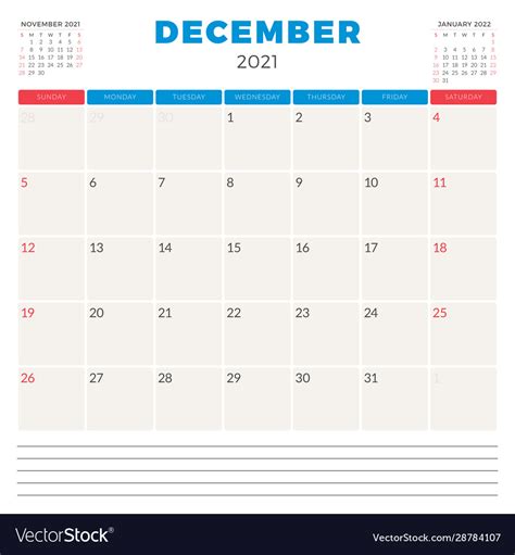 December 2021 Planner Calendar Printables Free Templates