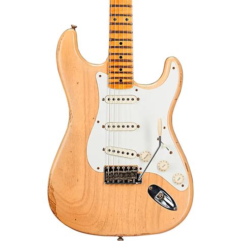 Fender Custom Shop 58 Stratocaster Relic Electric Guitar Natural Blonde Guitar Center