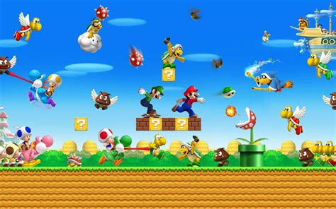 Super Mario Bros Game Wallpapers Top Free Super Mario Bros Game