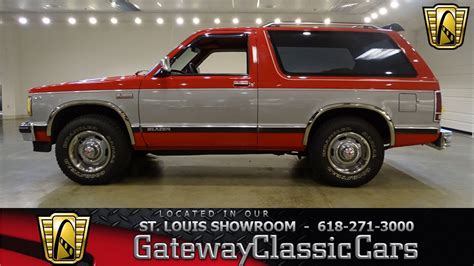 1983 Chevrolet S10 Blazer Stock 7149 Gateway Classic Cars St Louis