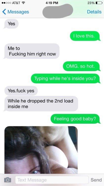 Cuck sexting.
