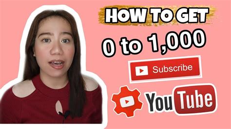 How To Get 1000 Subscribers On Youtube 2022 Youtube