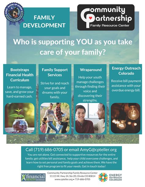 2020 FD program flyer - Community Partnership Family Resource Center