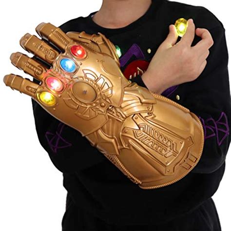 Bulex Led Light Up Infinity Gauntlet The Thanos Gloves With Removable