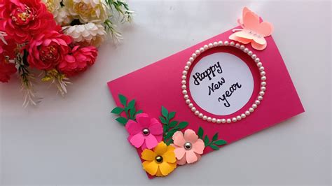 Beautiful Handmade Happy New Year 2019 Card Idea Diy Greeting Cards