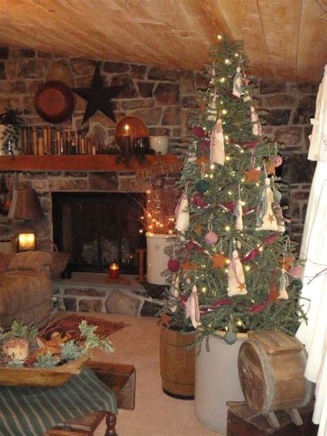 beautiful primitive christmas tree decorations ideas magment