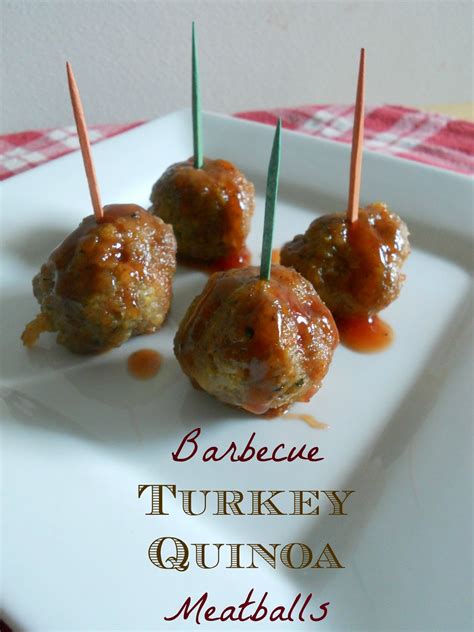 Barbecue Turkey Quinoa Meatballs Ally S Sweet Savory Eats