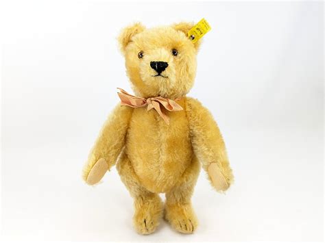 Steiff Original Teddy Bear With Ids 1950 To 1964 Vintage 11 Etsy