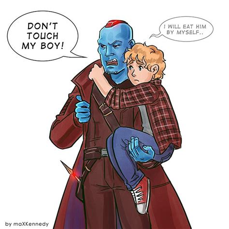 Yondu Udonta And Star Lord Peter Quill Guardians Of The Galaxy