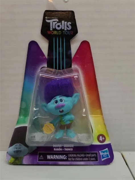 Trolls Dreamworks World Tour Branch Collectible Doll With Tambourine Accessory 1590 Picclick