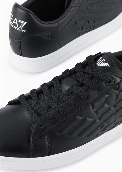 Classic New Cc Sneakers With Embossed Logo Emporio Armani Unisex