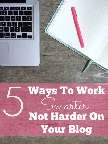 Maybe you would like to learn more about one of these? 5 Ways To Work Smarter Not Harder - Kristin Larsen ...