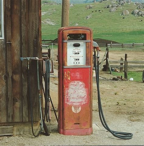 Harbor Brand Gasoline Pump Frazier Valley Tulare County California
