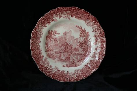 Haddon Hall Derbyshire Transferware Plate By J And G Meakin
