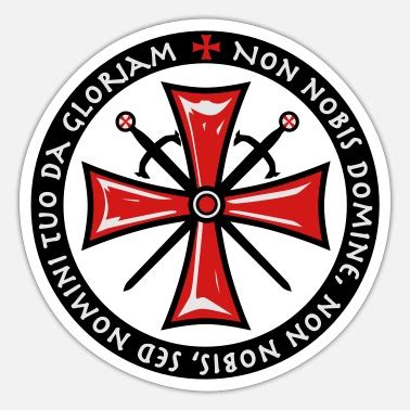 Templar Knights Stickers Unique Designs Spreadshirt