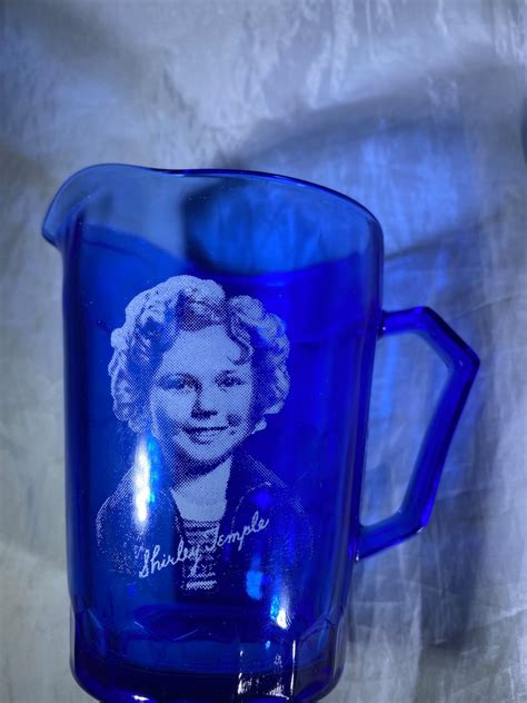 Shirley Temple Hazel Atlas Pitcher Etsy