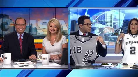 Houston Tv News Anchors Mayor Make Good On Spurs Rockets Bet