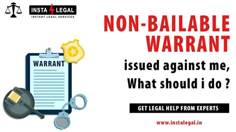 steps to take when a non bailable warrant is issued youtube