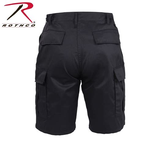 Mens Black Bdu Cargo Shorts Rothco Zip Fly Tactical Combat Shorts 59