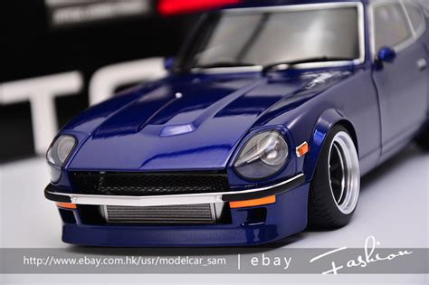 The car has a dark history of accidents, leading some to believe it's cursed; AUTOart 1:18 Nissan Fairlady Z (S30) Wangan Midnight Devil ...